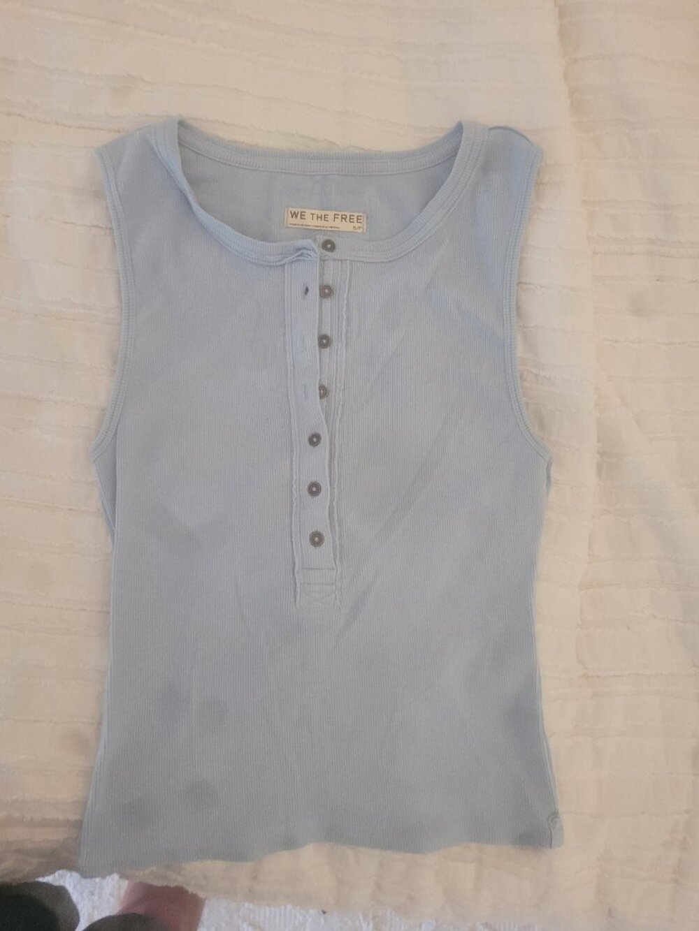 free people light blue tank